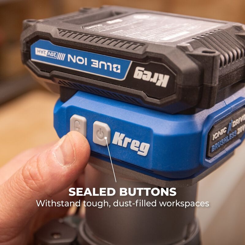 Kreg 20V Ionic Drive™ 1/4" Trim Router Tool Only