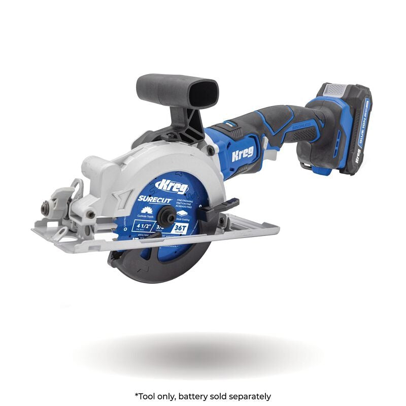 Kreg 20V Ionic Drive™ 4-1/2" Circular Saw Tool Only