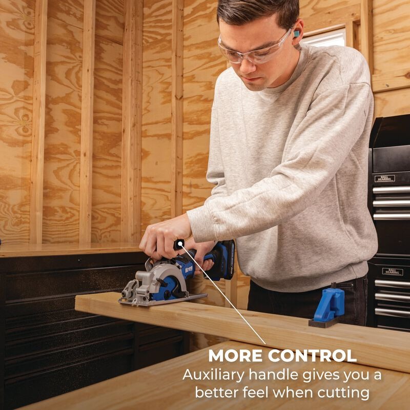 Kreg 20V Ionic Drive™ 4-1/2" Circular Saw Tool Only