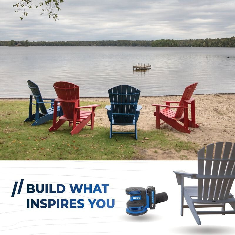 Kreg 20V Ionic Drive™ 5" Random Orbit Sander Tool Only