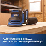 Kreg 20V Ionic Drive™ 5" Random Orbit Sander Tool Only
