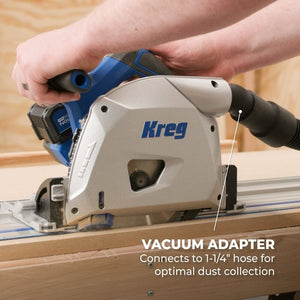 Kreg 20V Ionic Drive™ 6 1/2" Plunge-Cut Track Saw Kit