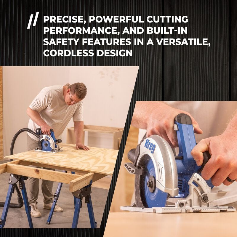 Kreg 20V Ionic Drive™ 7-1/4" Circular Saw Tool Only