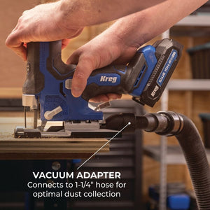 Kreg 20V Ionic Drive™ Barrel Grip Jigsaw Tool Only