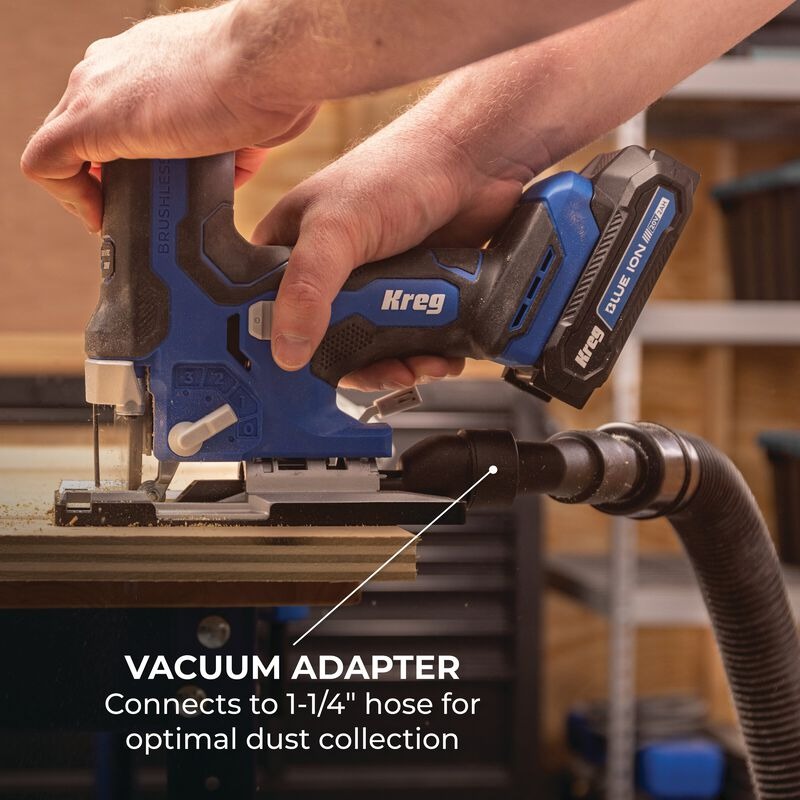 Kreg 20V Ionic Drive™ Barrel Grip Jigsaw Tool Only