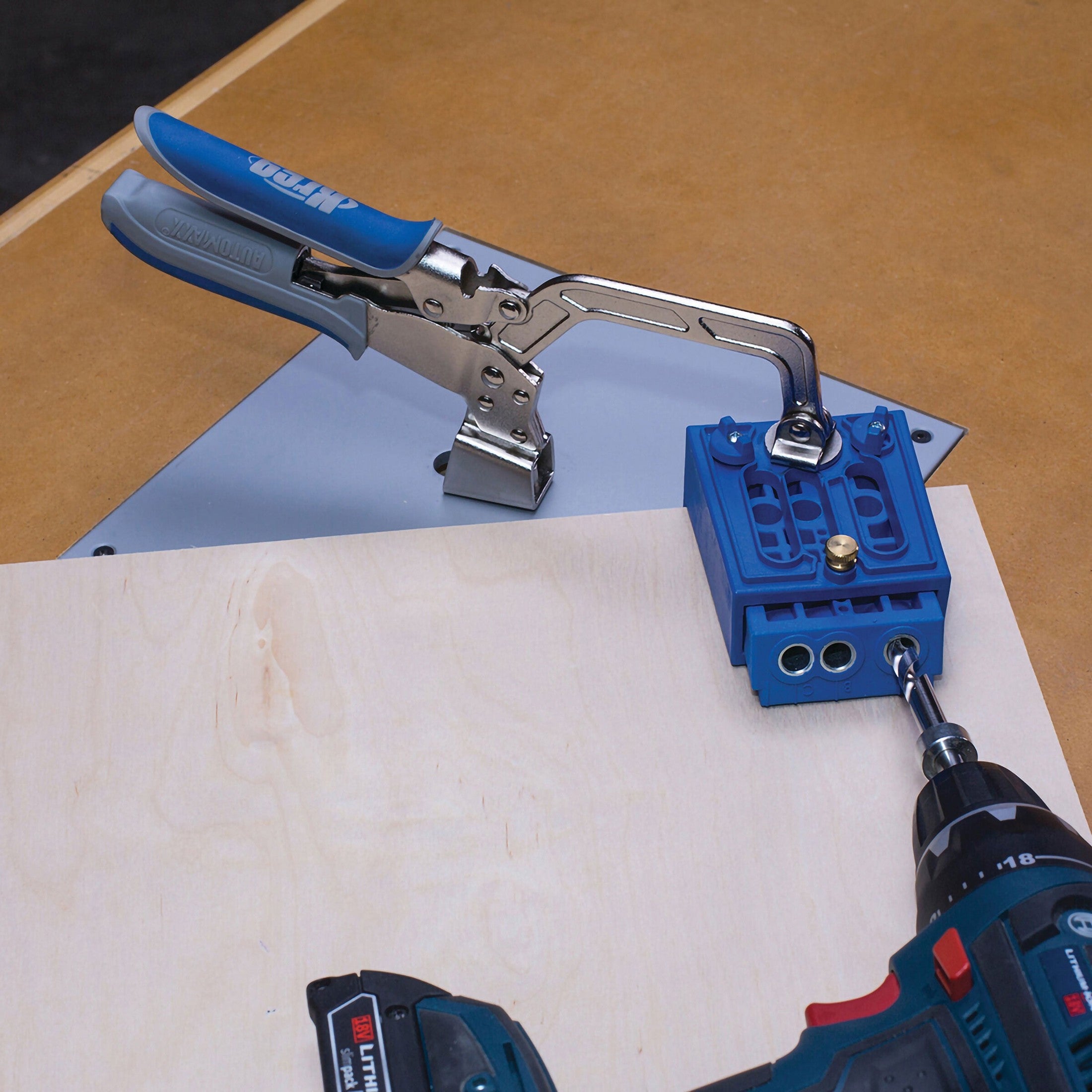 Heavy-Duty Bench Clamp System
