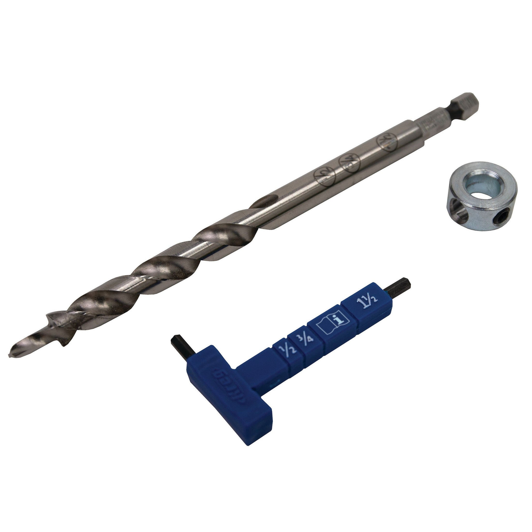  Easy-Set Drill Bit with Stop Collar & Gauge/Hex Wrench