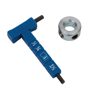 Easy-Set Stop Collar & Material Thickness Gauge/Hex Wrench Kit