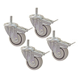 3" Dual-Locking Casters
