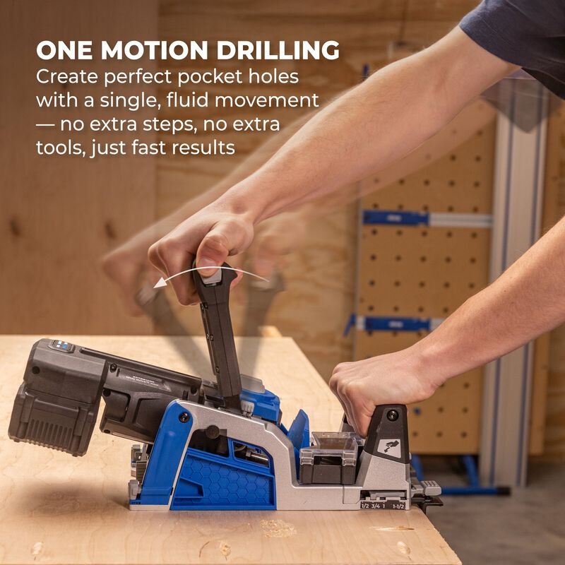 Kreg Rebel™ 20V Ionic Drive™ Pocket-Hole Joiner Kit