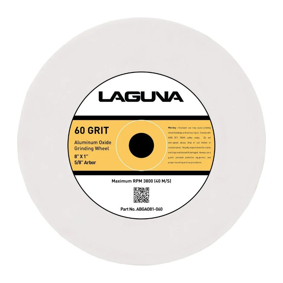 Laguna ABGAO81-060 60 8x1 Inch 60 Grit Aluminum Oxide Wheel