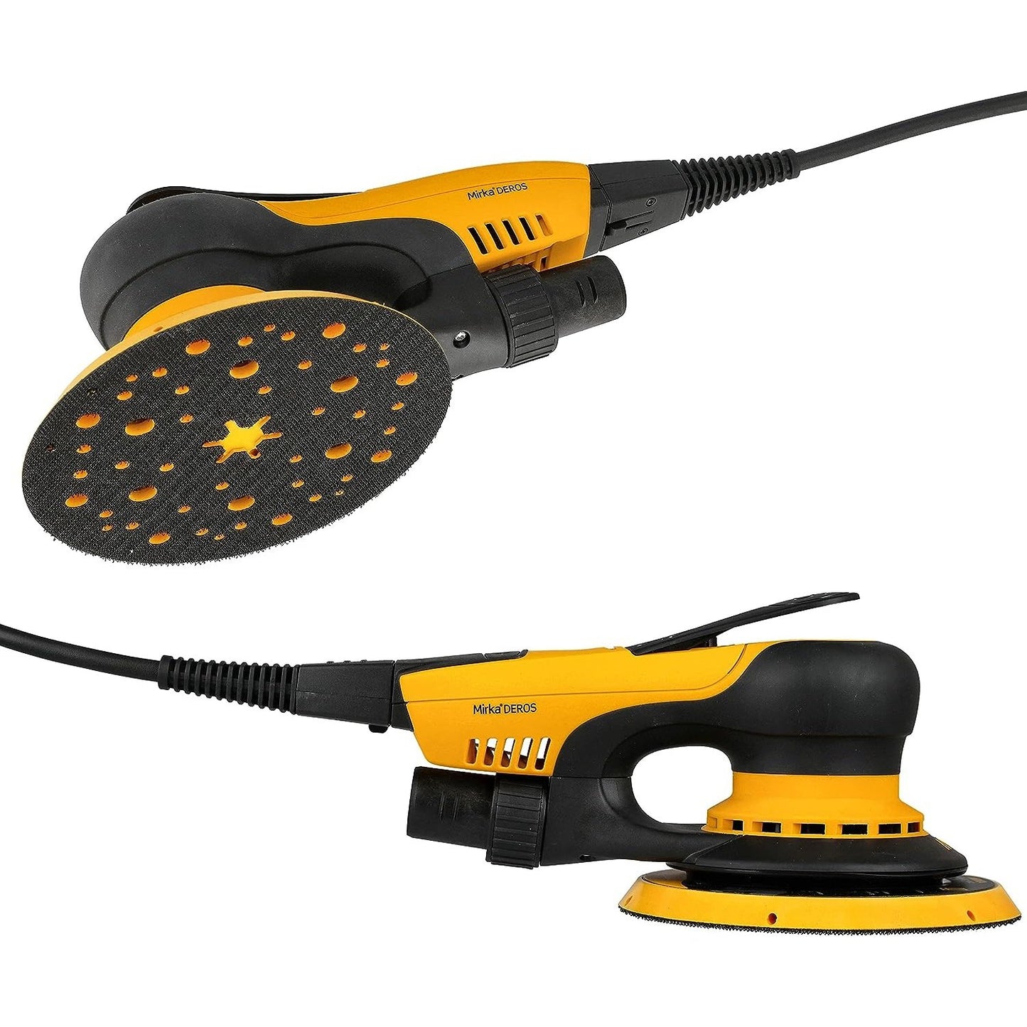 MIRKA DEROS 6" ELECTRIC SANDER 650CV 5MM ORBIT, VACUUM-READY
