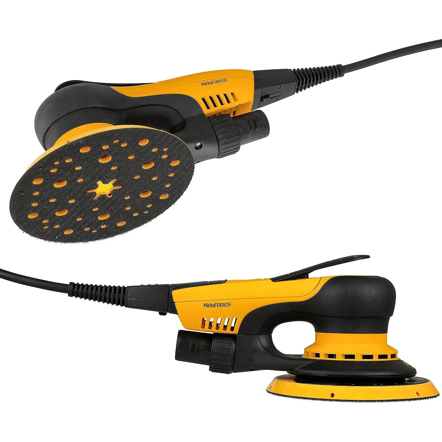 MIRKA DEROS 6" ELECTRIC SANDER 650CV 5MM ORBIT, VACUUM-READY