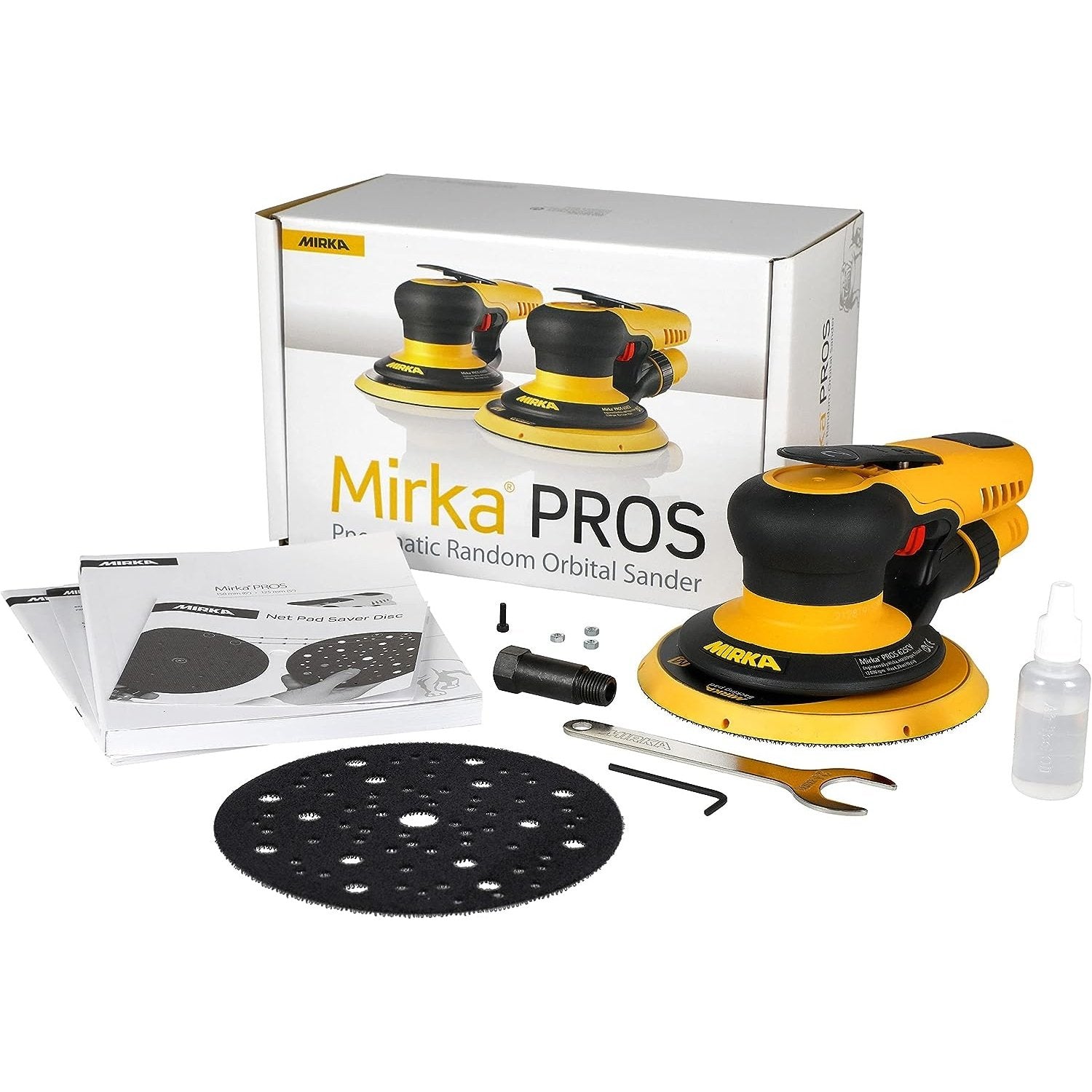 MIRKA PROS 6" SANDER, VACUUM-READY, 5mm ORBIT