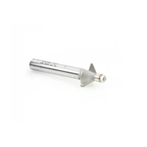 MR0108 - Miniature Chamfer 45 Degree x 9/16 Dia x 1/4 x 1/4 Inch Shank with Mini 3/16 Dia Lower Ball Bearing