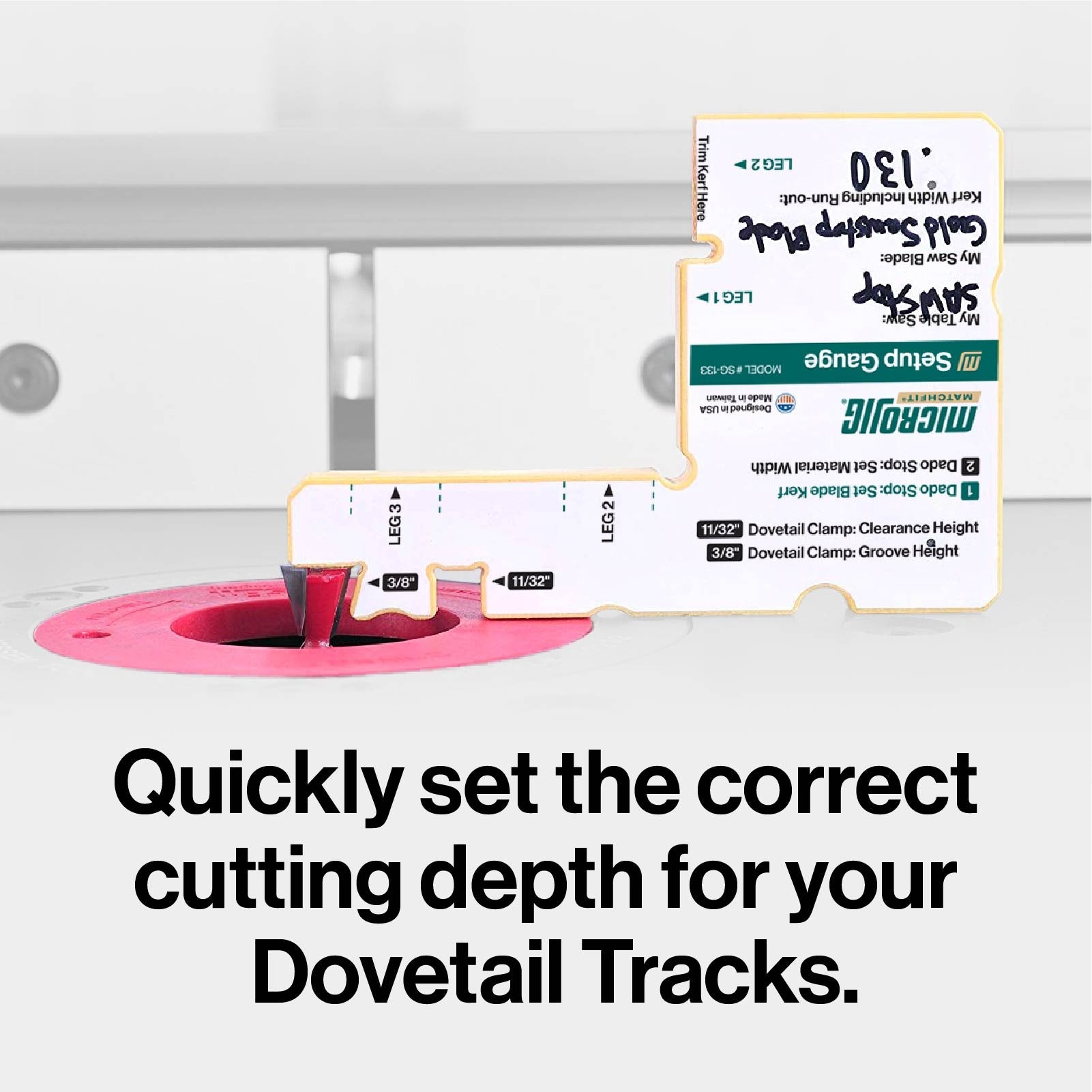 MicroJig DVC-1177K2 MATCHFIT Dovetail Clamp Pro