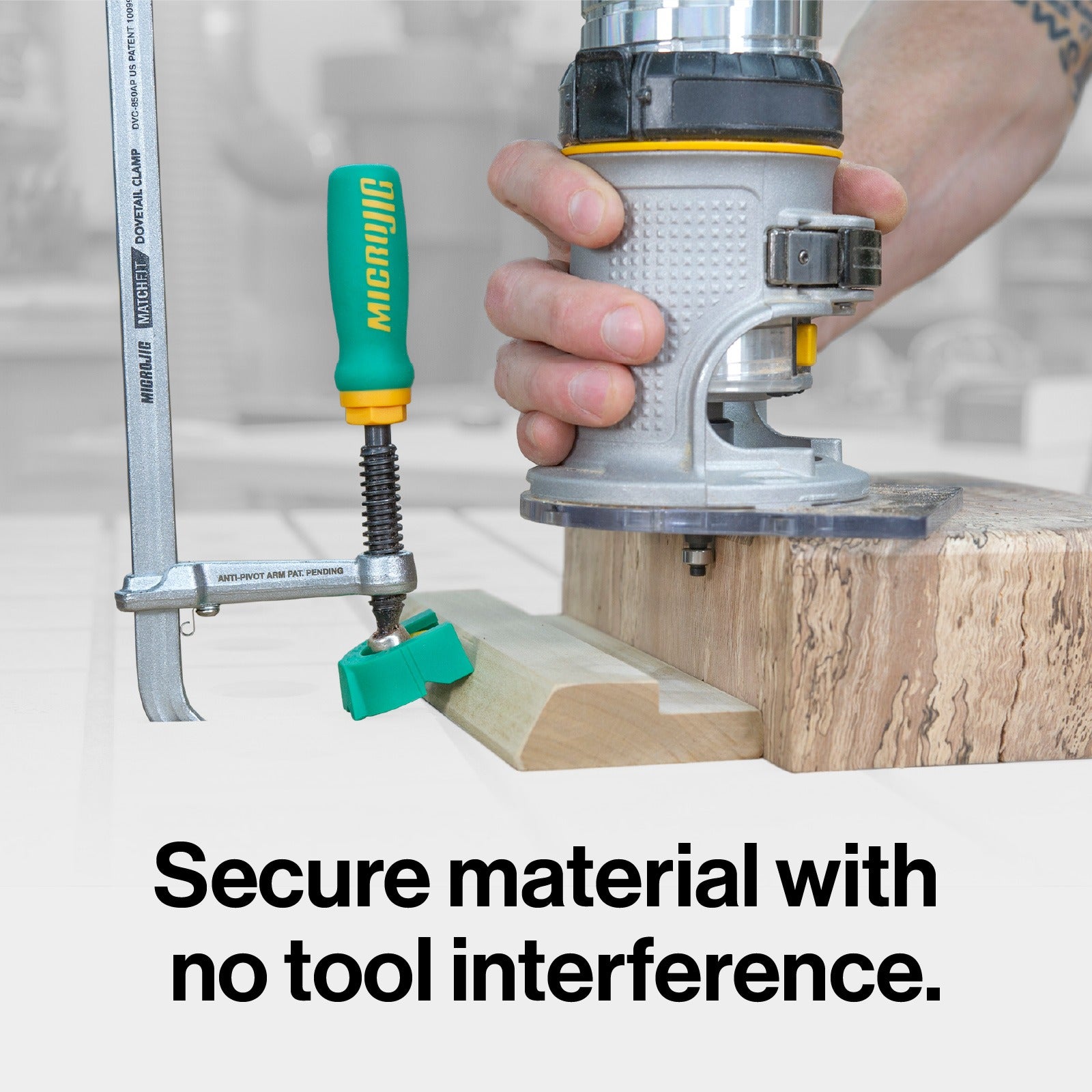 MicroJig DVC-850AP MATCHFIT Dovetail Track Clamp® AP