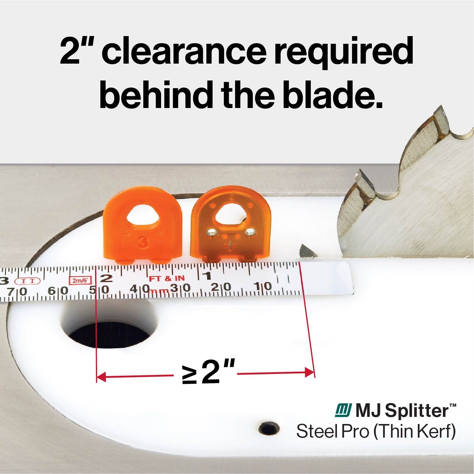 MicroJig SP-2TK MJ SPLITTER Steel Pro Thin Kerf