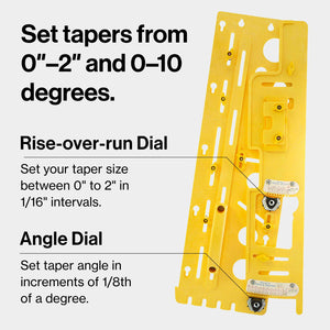 MicroJig TJ-5000 MICRODIAL Tapering Jig