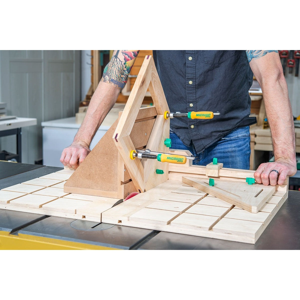 MicroJig ZP750-B2S2 ZEROPLAY Miter Bar 2-Pack