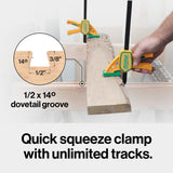 Microjig DVC-625QCK2 - MATCHFIT Grr-rip Clamp 2-pack