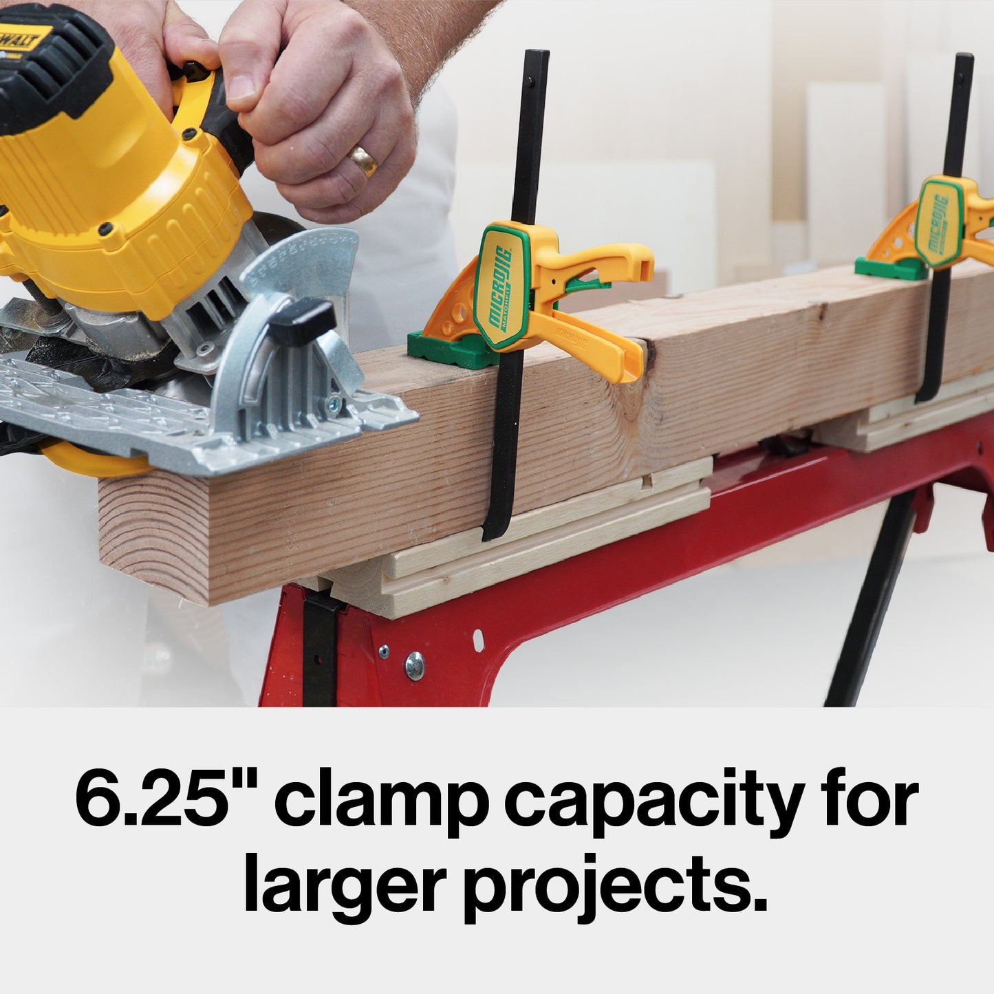 Microjig DVC-625QCK2 - MATCHFIT Grr-rip Clamp 2-pack
