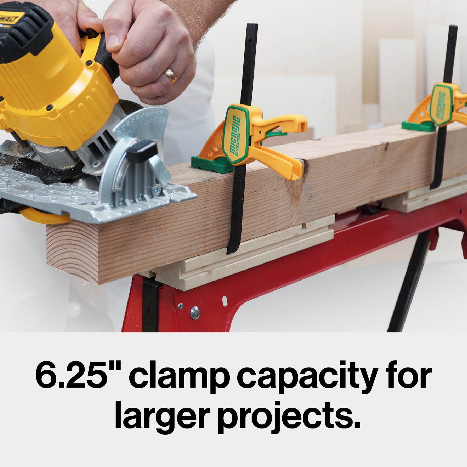 Microjig DVC-625QCK2 - MATCHFIT Grr-rip Clamp 2-pack