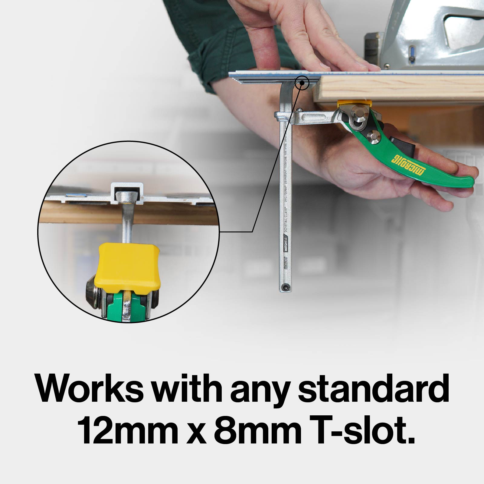Microjig DVC-700RAP - MATCHFIT Dovetail Ratchet Clamp AP