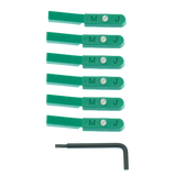 Microjig DVPS-1K6 - MATCHFIT Pop Stop - A Flip Stop for Jigs & Sled Bases - 6-pack