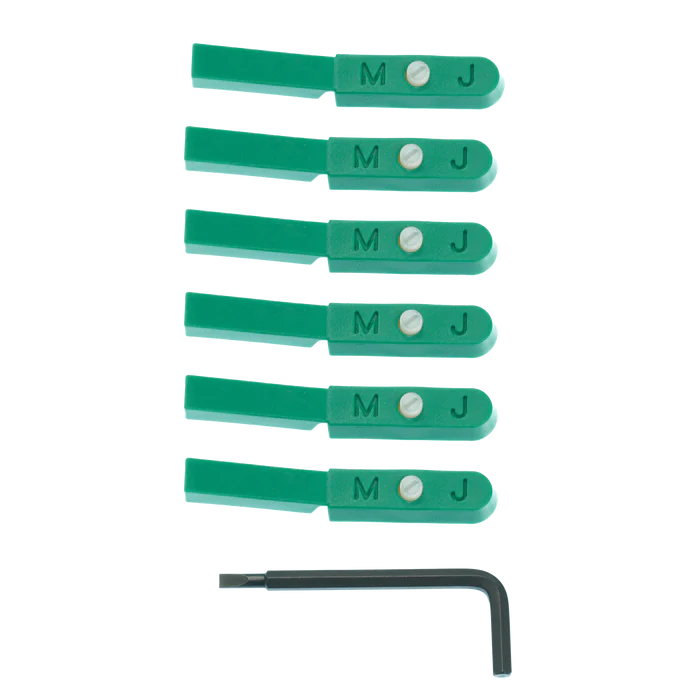 Microjig DVPS-1K6 - MATCHFIT Pop Stop - A Flip Stop for Jigs & Sled Bases - 6-pack