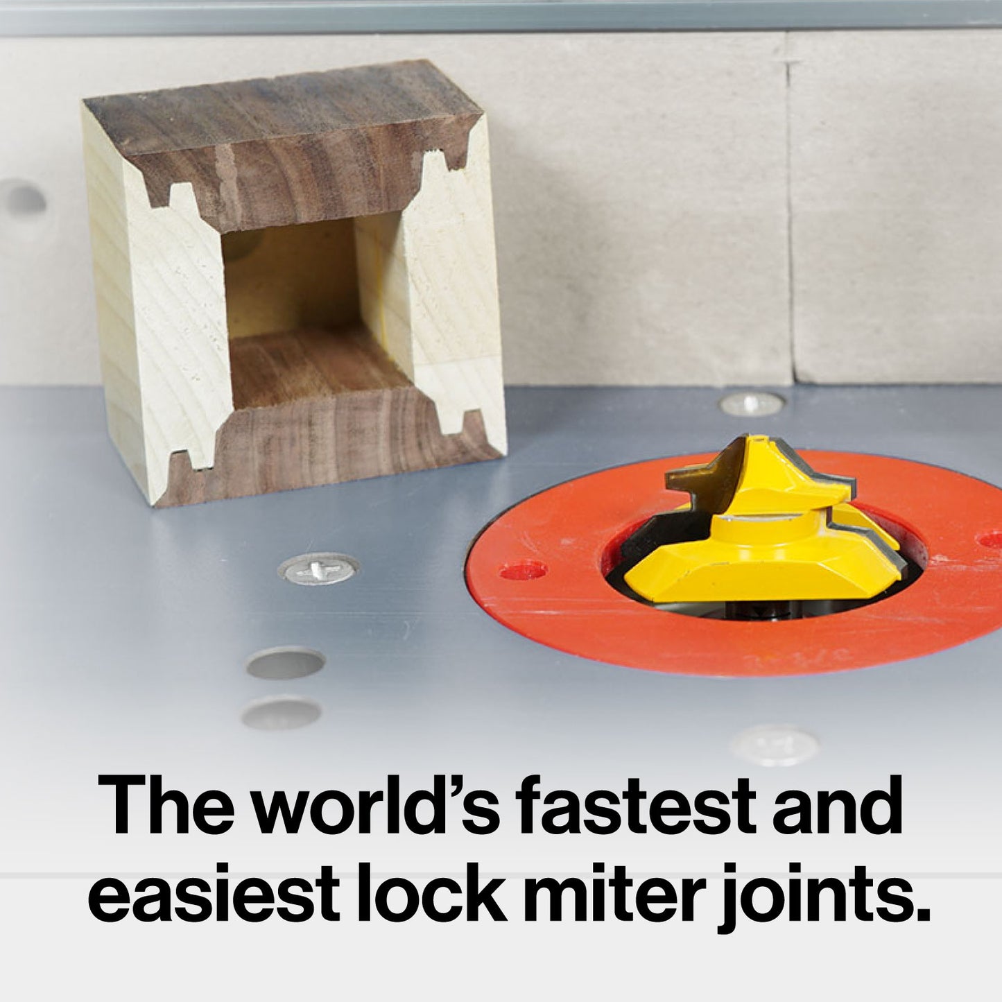 Microjig MB-050-0750LM - FITFINDER Lock Miter Router Bit 1/2" Shank