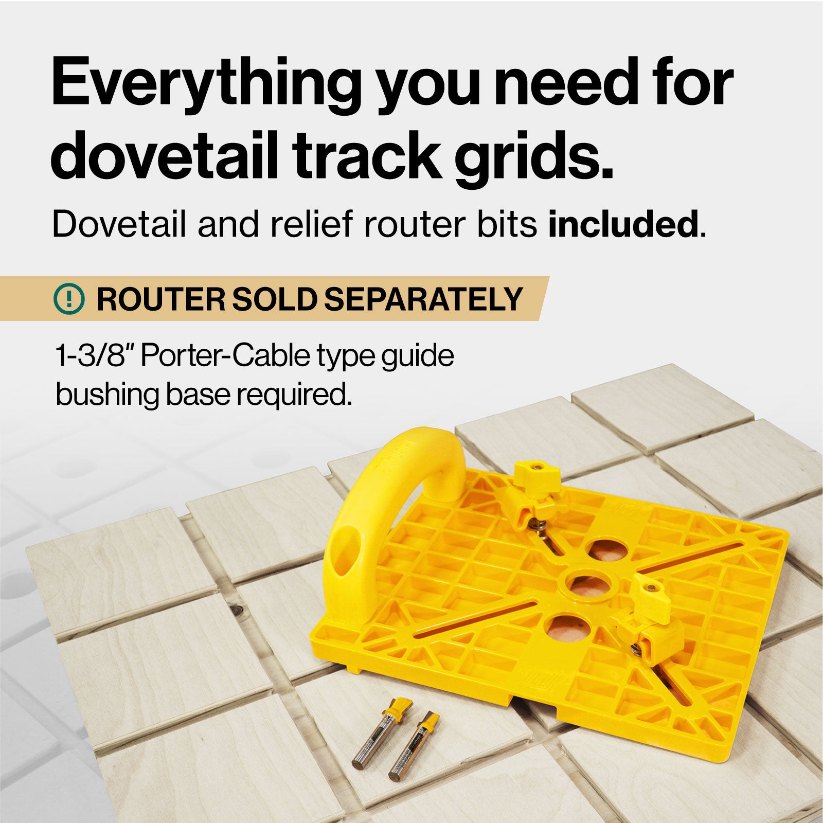 Microjig MFRG-400-025 - MATCHFIT Grid Router Guide