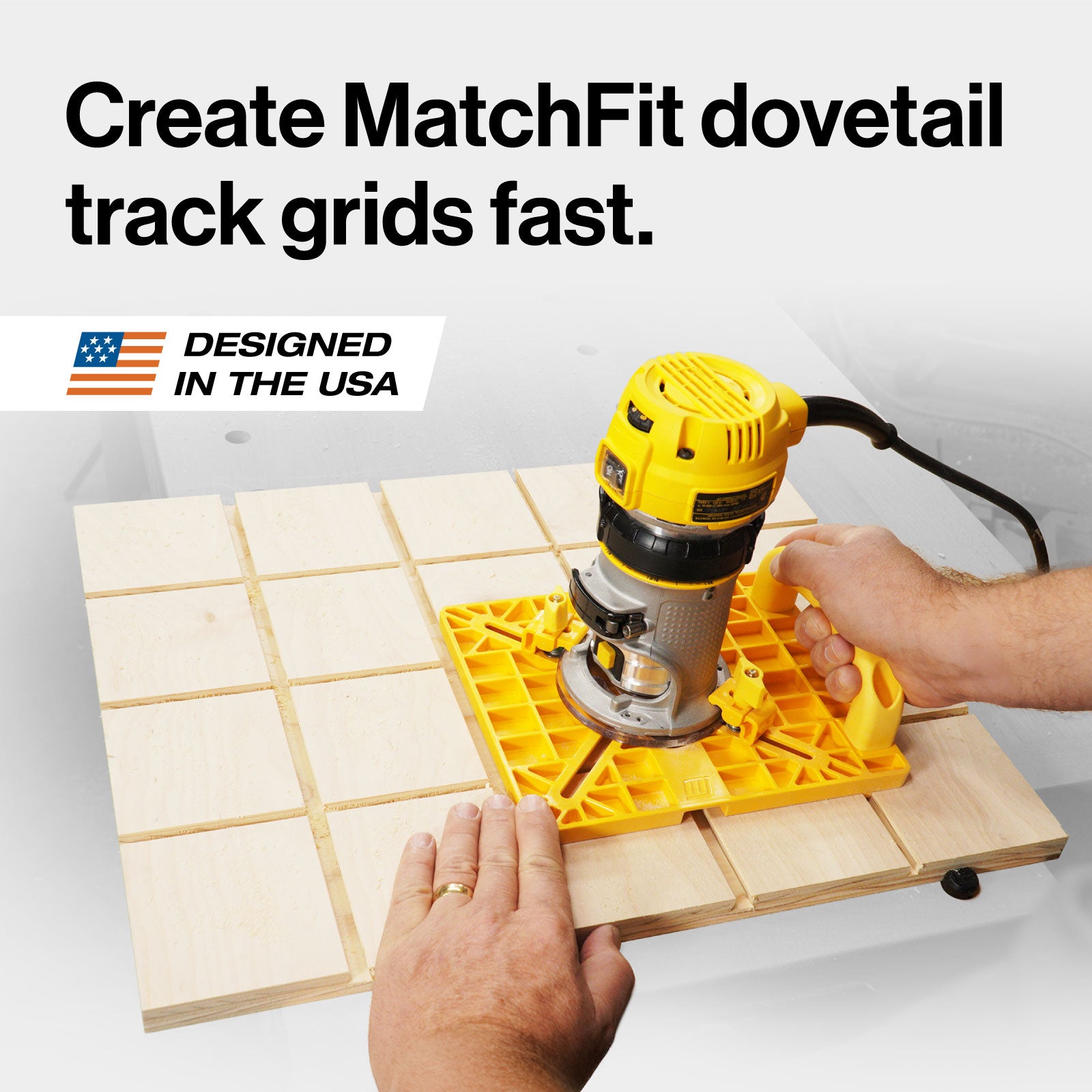 Microjig MFRG-400-025 - MATCHFIT Grid Router Guide