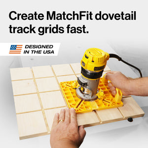 Microjig MFRG-400-025 - MATCHFIT Grid Router Guide