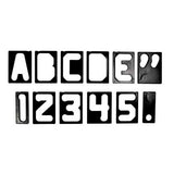 Milescraft 2201 2-1/2″ Horizontal Character Template Set