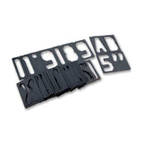 Milescraft 2201 2-1/2″ Horizontal Character Template Set