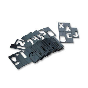 Milescraft 2202 1-1/2″ Horizontal Character Template Set