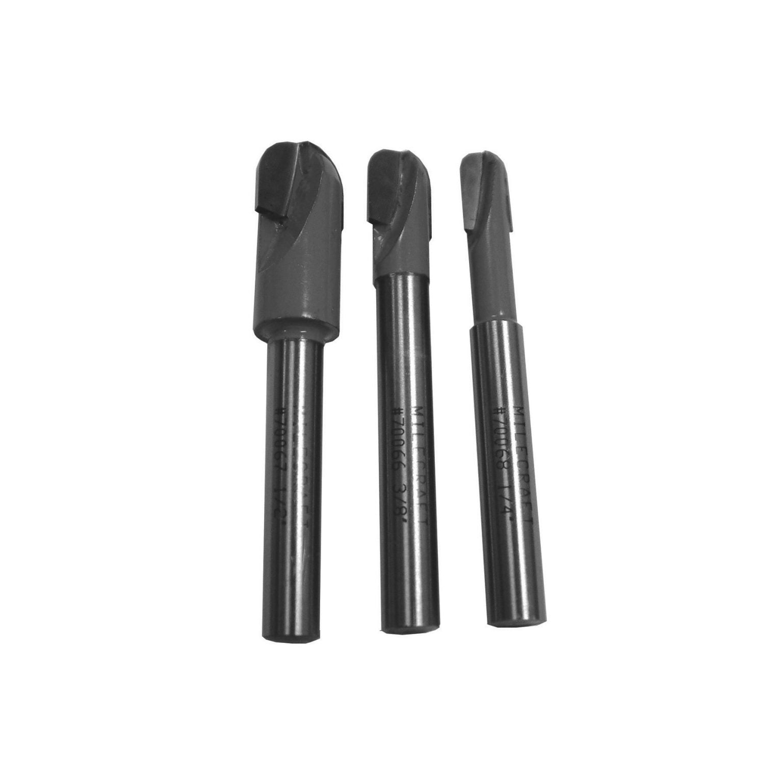 Milescraft 2210 3 Pc. Core Box Long Reach Router Bit Set
