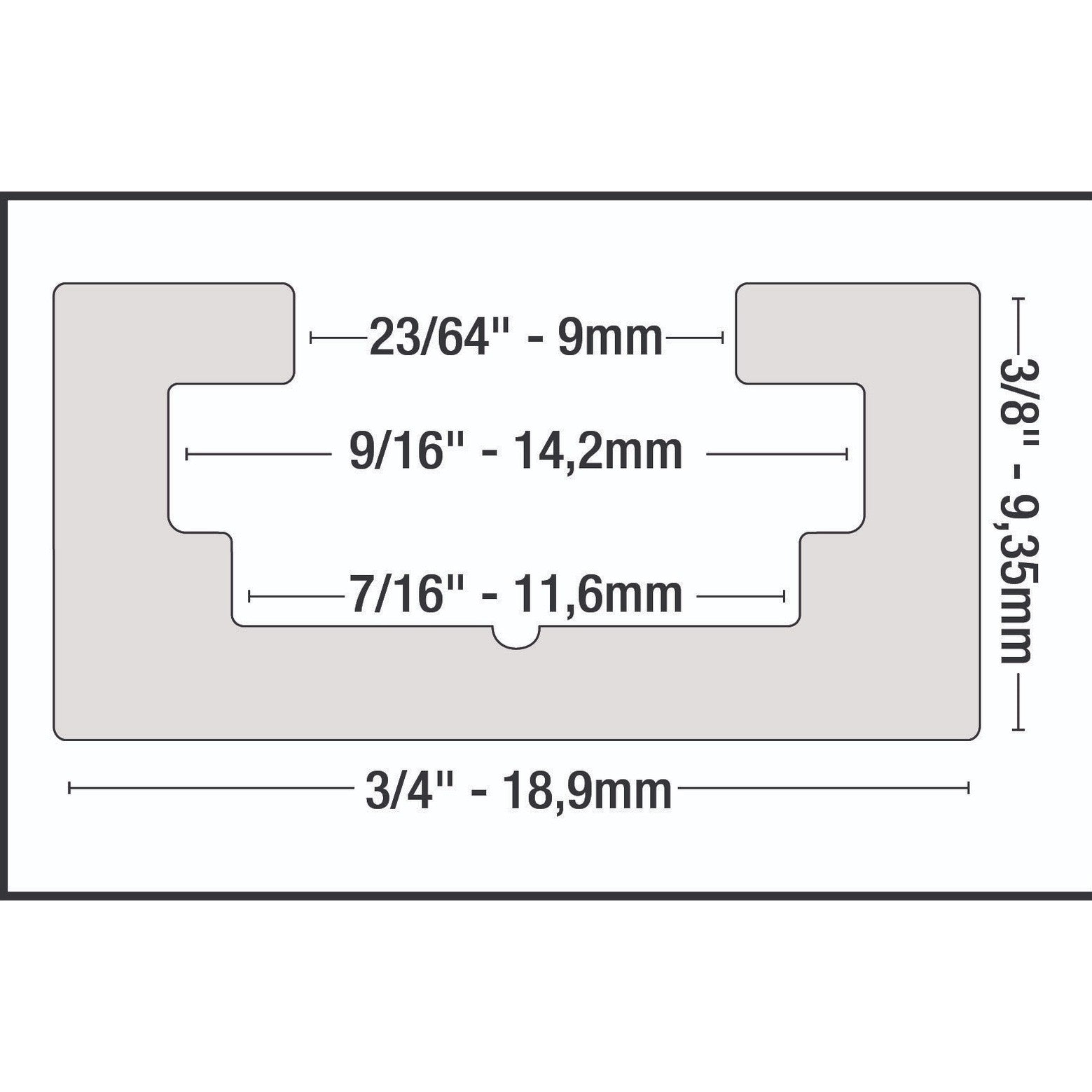 Milescraft 4039 T-Trax36