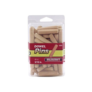 Milescraft 5301 Dowel Pins 5/16″ – 45 pcs