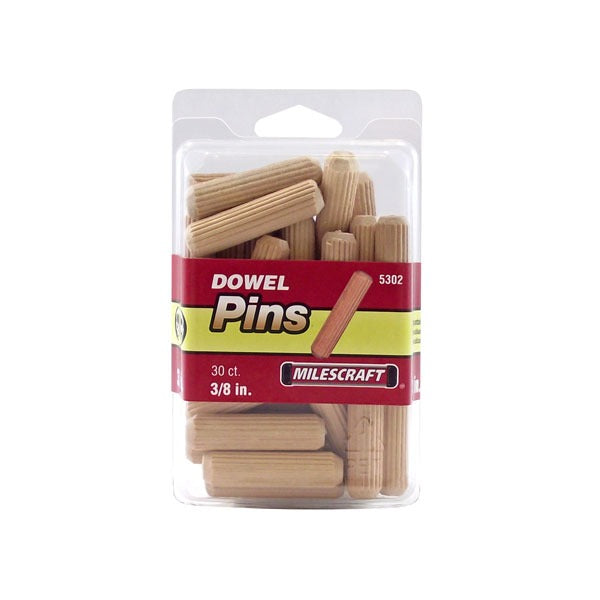 Milescraft 5302 Dowel Pins 3/8″ – 30 pcs