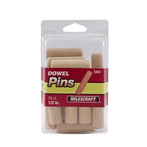 Milescraft 5303 Dowel Pins 1/2″ – 20 pcs