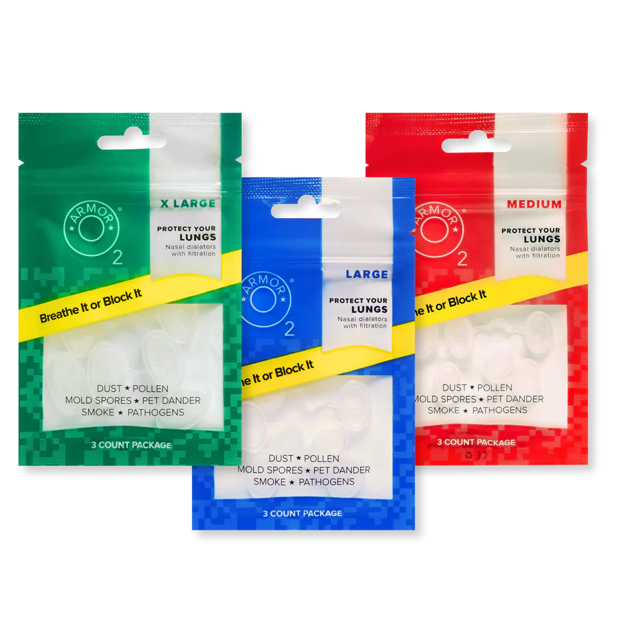 O2 Armor Nasal Filters