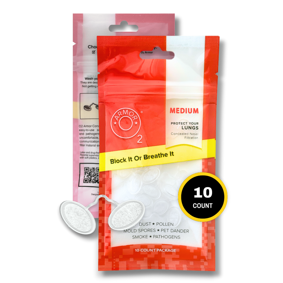 O2 Armor Nasal Filters