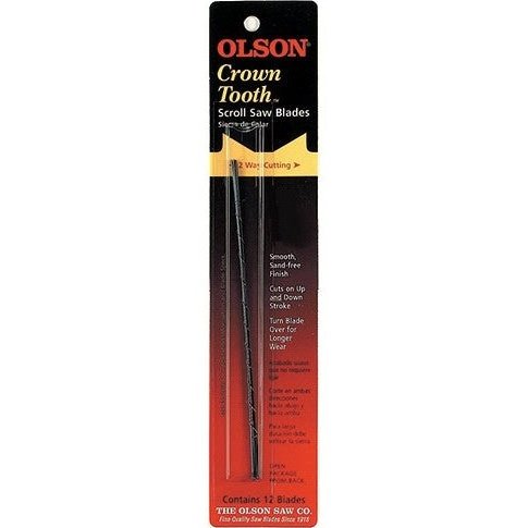 Olson Crown Tooth Scroll Saw Blades