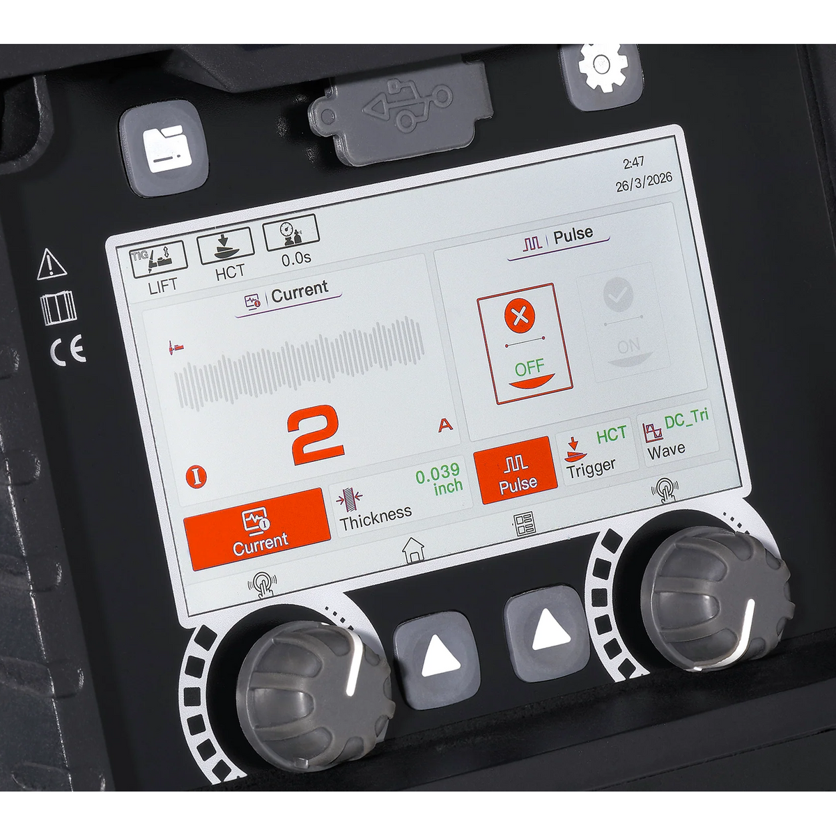 PrimeWeld TIG230 AC/DC TIG Welder with Pulse + Touchscreen Control