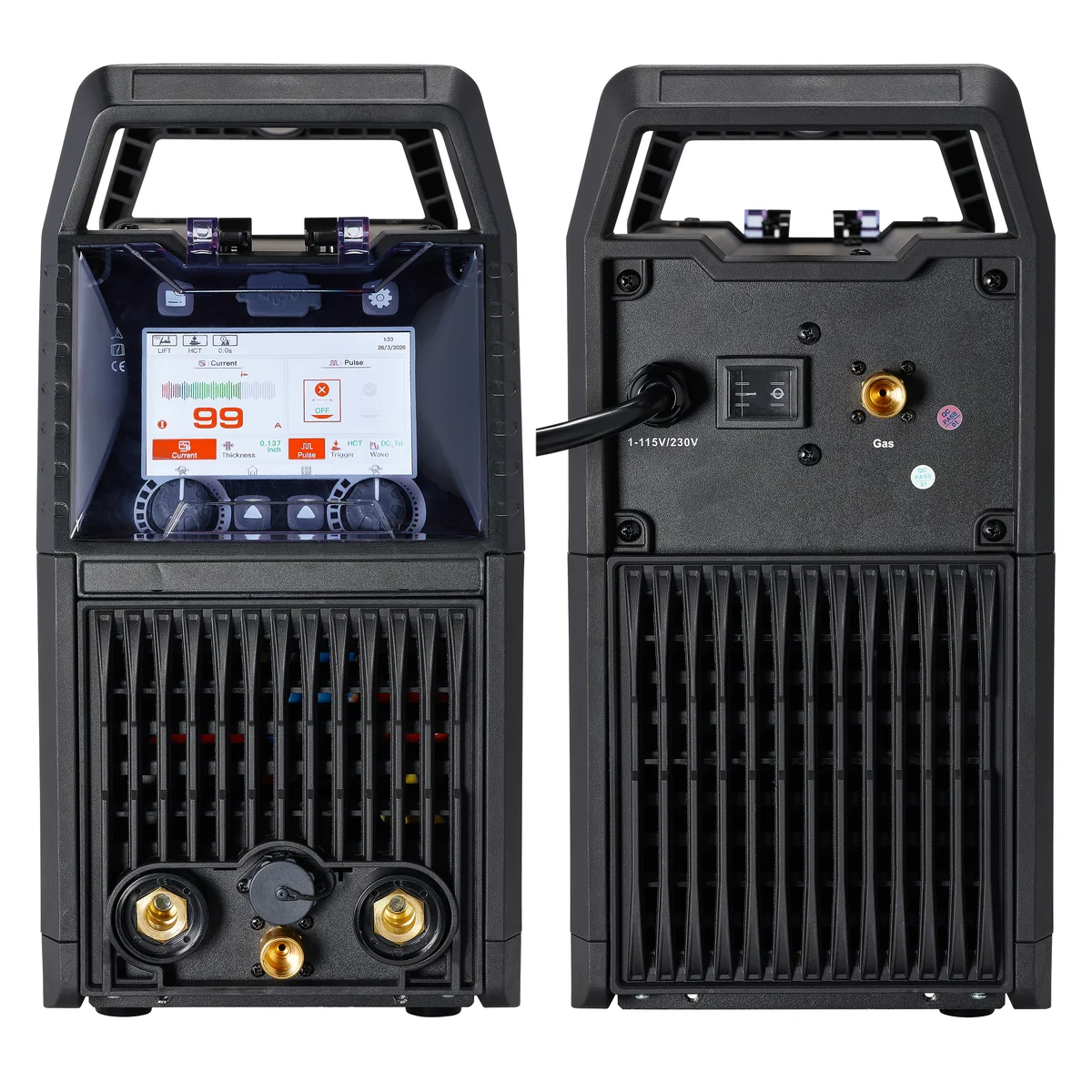 PrimeWeld TIG230 AC/DC TIG Welder with Pulse + Touchscreen Control
