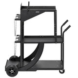 PrimeWeld Tower Cart - Heavy-Duty Welding Cart for TIG + MIG + Plasma Cutters