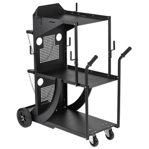 PrimeWeld Tower Cart - Heavy-Duty Welding Cart for TIG + MIG + Plasma Cutters