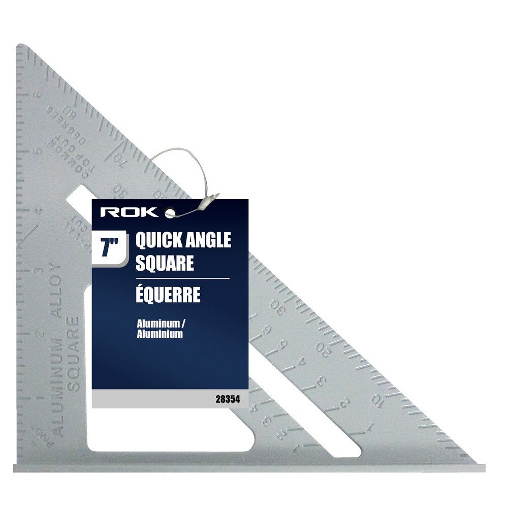 ROK 28354 7" Aluminum Quick Angle Square